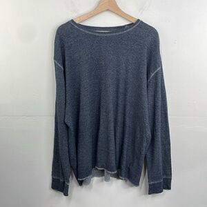 Reclaim Men's Blue Standard Fit Long Sleeve Thermal Shirt Size XXL Soft Comfy